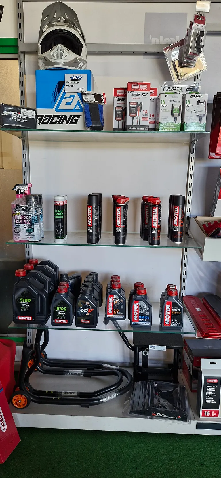 Produits pour l'entretien et le nettoyage de votre moto